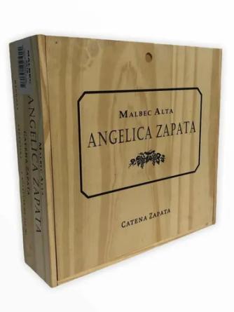 Ang�lica Zapata Malbec Alta Caja de Madera 4x750cc.