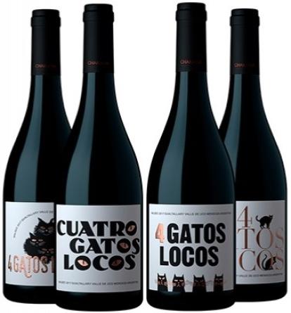 4 Gatos Locos Malbec 4x750cc.