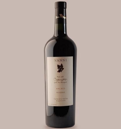 Nanni Reserva Malbec Org�nico 6x750cc.