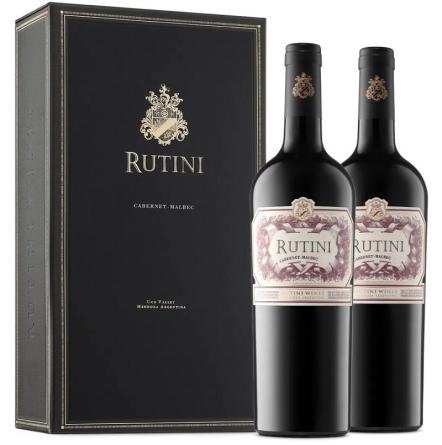 Rutini Estuche Cabernet Malbec 2x750cc.