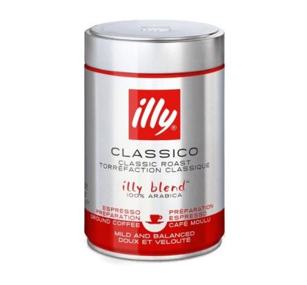 Caf� Illy Molido Espresso Tostado Cl�sico Blend 100% Ar�bica 1x125grs. Origen Italia.